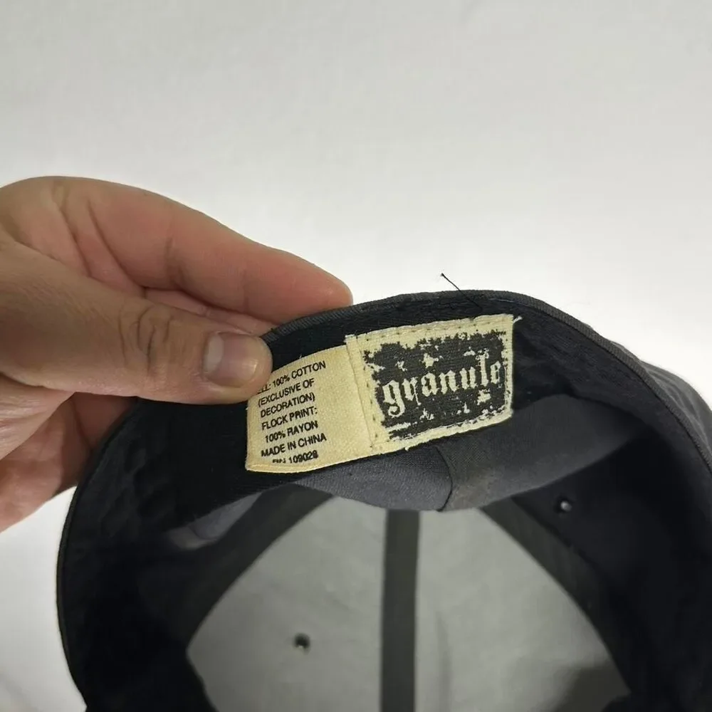 Y2K Black and grey cross hat